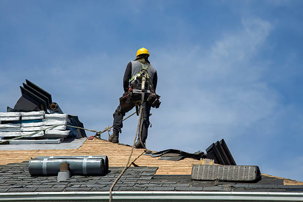Professional Flat Roof Repair technician working in Ellerslie, GA